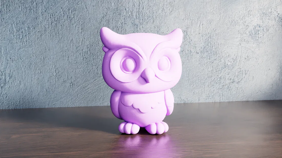 Chibi Owl - Mô hình in 3D - Image 2