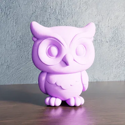 Chibi Owl - Mô hình in 3D