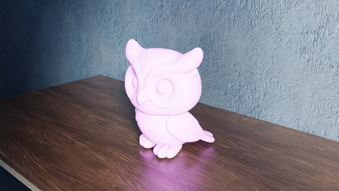 Chibi Owl - Mô hình in 3D - Image 3