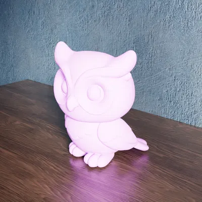 Chibi Owl - Mô hình in 3D