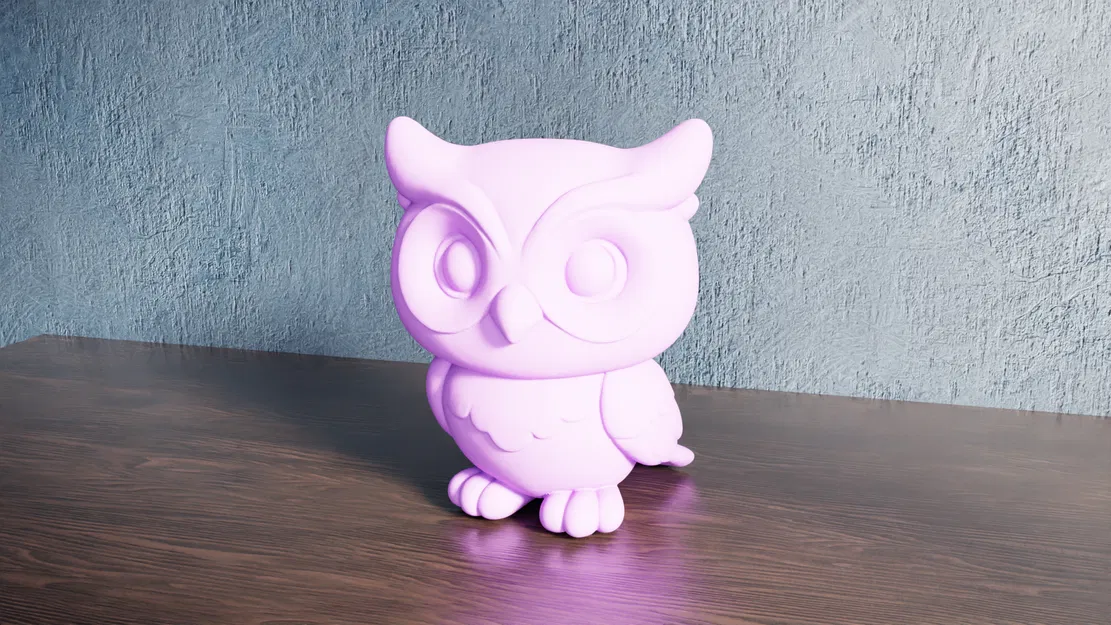 Chibi Owl - Mô hình in 3D - Image 4