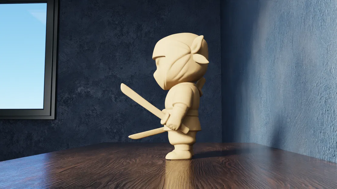 Chibi Ninja - Mô Hình 3D Dễ Thương - Image 4
