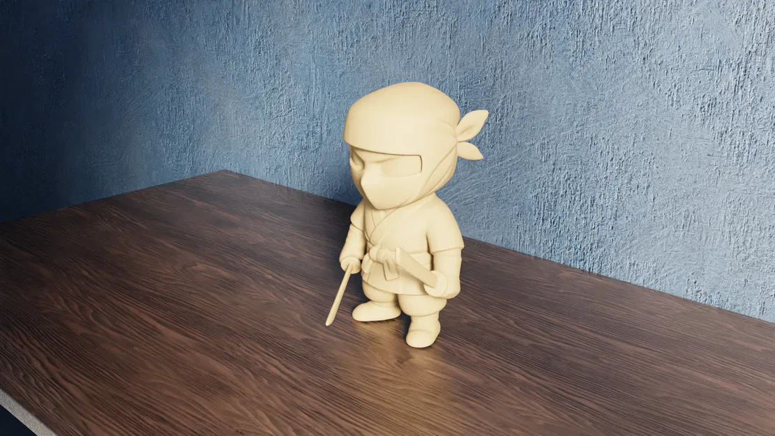 Chibi Ninja - Mô Hình 3D Dễ Thương - Image 6