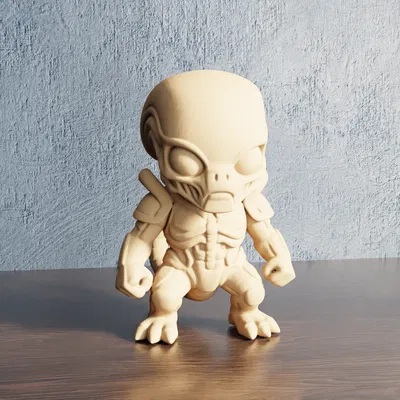 Mô Hình Chibi Xenomorph Dễ Thương