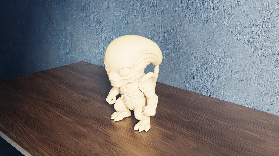 Mô Hình Chibi Xenomorph Dễ Thương - Image 3