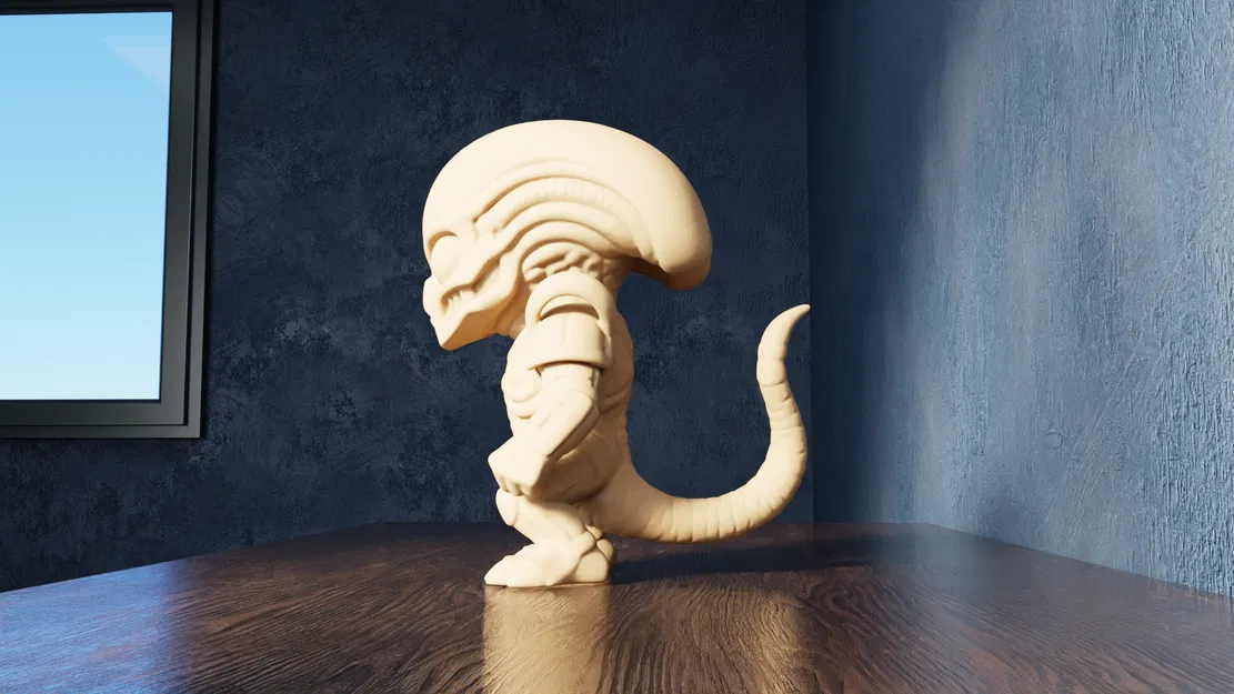 Mô Hình Chibi Xenomorph Dễ Thương - Image 4