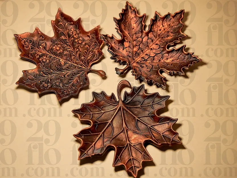 Khay Hình Lá Phong [Set 3 Món] - Image 1