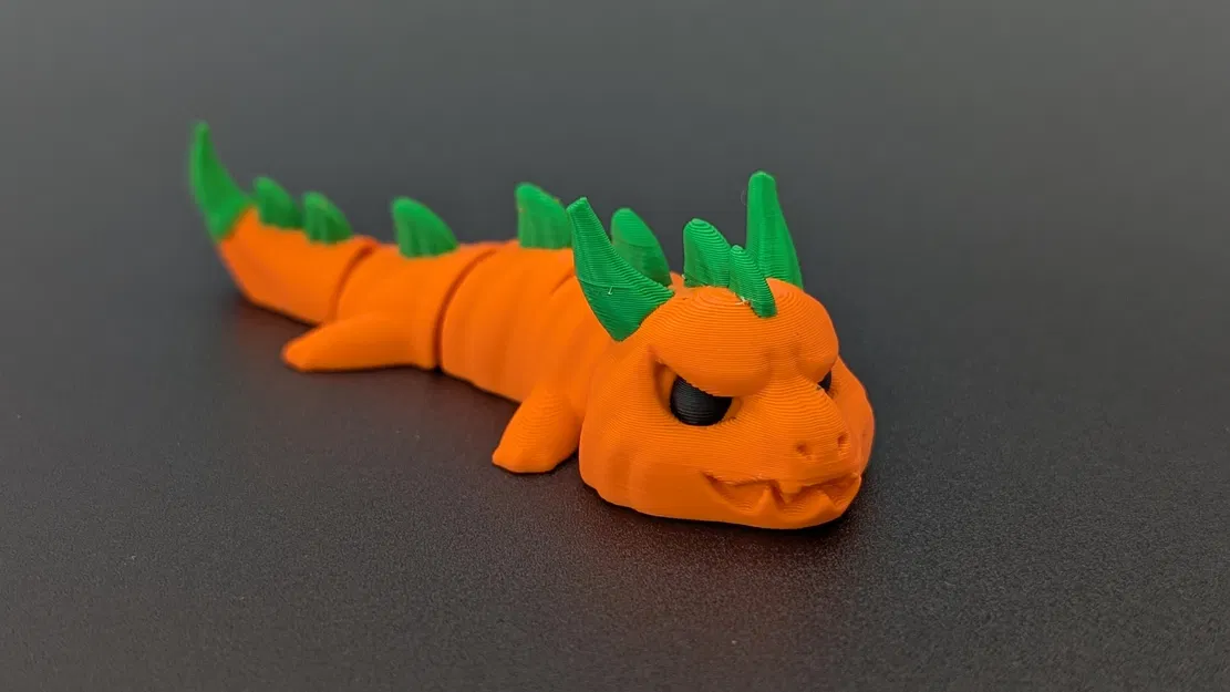 Rồng Bí Ngô - Mô hình Móc khóa Khớp nối - Image 1