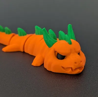 Rồng Bí Ngô - Mô hình Móc khóa Khớp nối