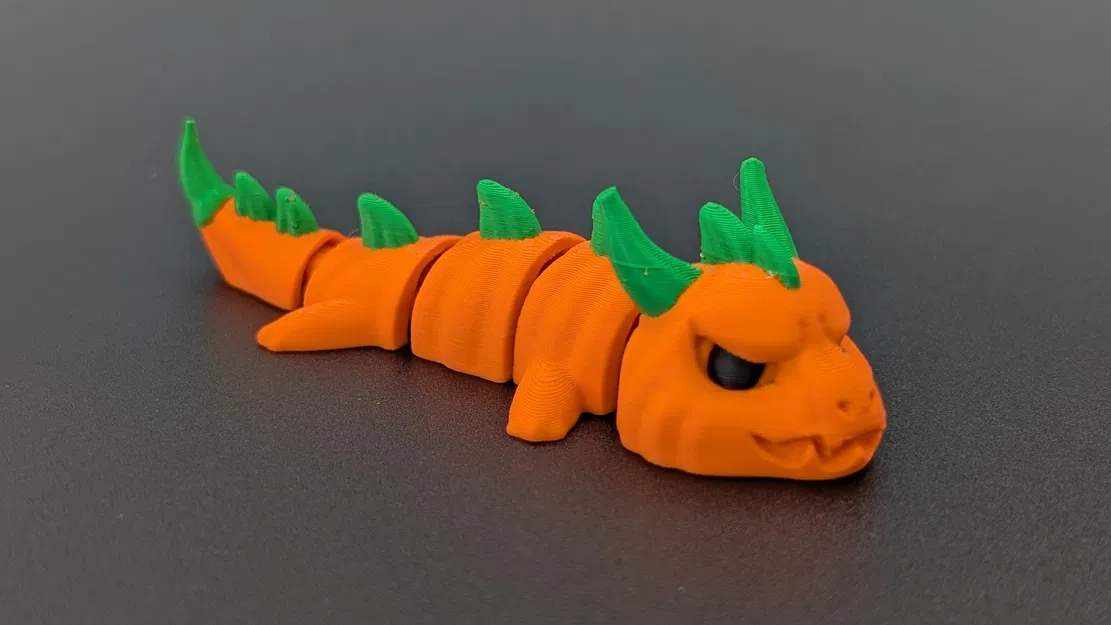 Rồng Bí Ngô - Mô hình Móc khóa Khớp nối - Image 9