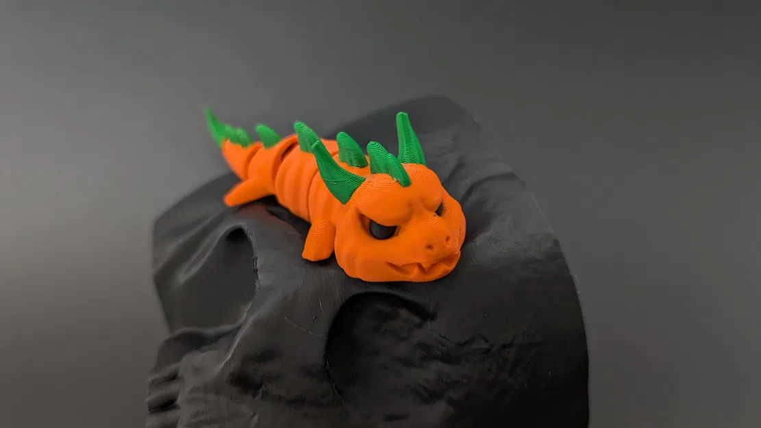 Rồng Bí Ngô - Mô hình Móc khóa Khớp nối - Image 10