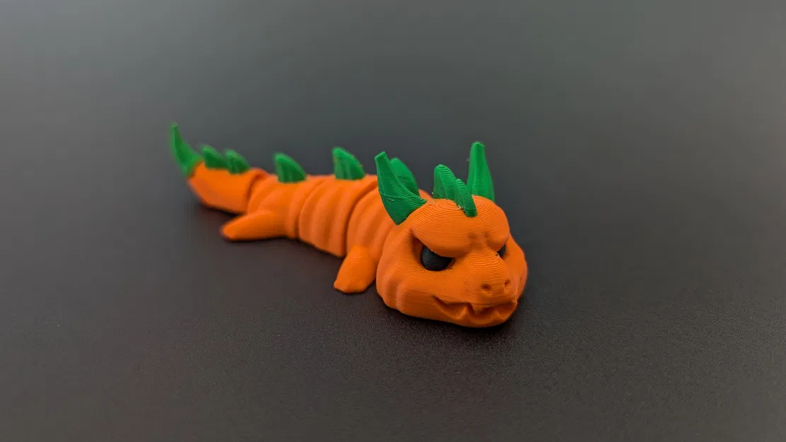 Rồng Bí Ngô - Mô hình Móc khóa Khớp nối - Image 11