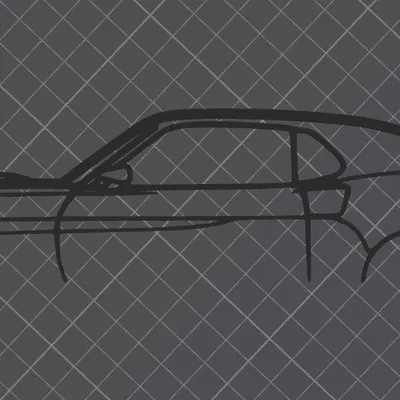 Tranh Treo Tường Ford Mustang Fastback 1969