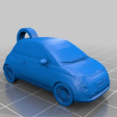 Móc Khóa Xe Fiat 500