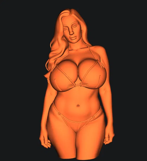 Tượng Bán Thân Cô Gái Gợi Cảm Mặc Bikini - Image 1