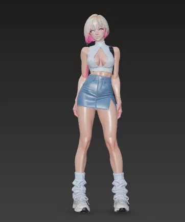 Mô Hình Cô Gái Manga - Image 2