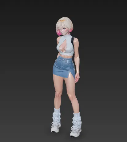 Mô Hình Cô Gái Manga - Image 3