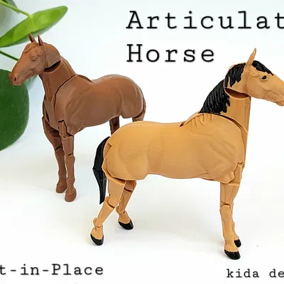 Ngựa Khớp Nối (In Liền Mạch)