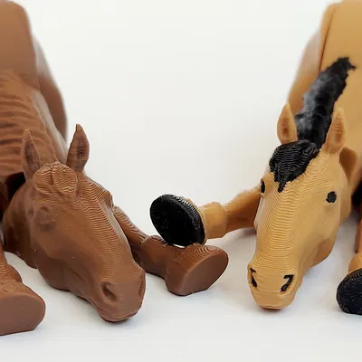 Ngựa Khớp Nối (In Liền Mạch)