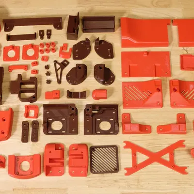 Các bộ phận của máy in Cocoa Press 2.0