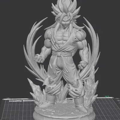 Tượng Chiến Binh Anime – Tải Miễn Phí (Cảm Hứng Fan Art)