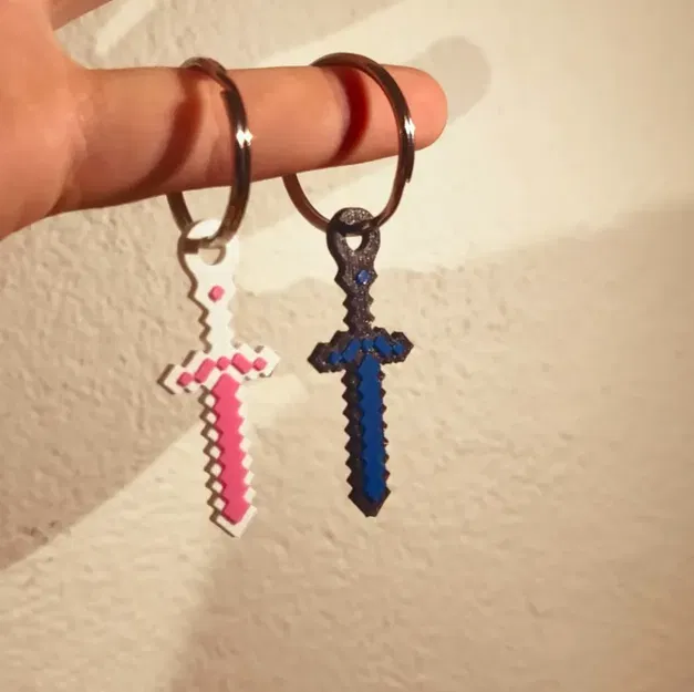 Móc Khóa Kiếm Minecraft - Image 1