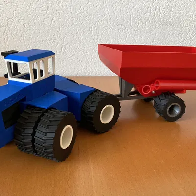 Mô Hình Máy Kéo Big Bud 600/50 Tỷ Lệ 1:32