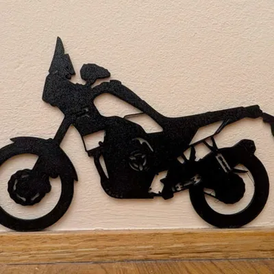 Ténéré 700 Wall Art Silhouette - Hình Dán Tường Xe Máy