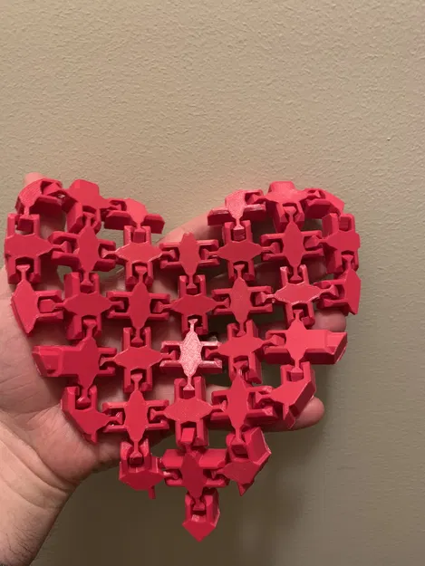 Trái Tim Vải Co Giãn (In Liền Khối) - Image 1