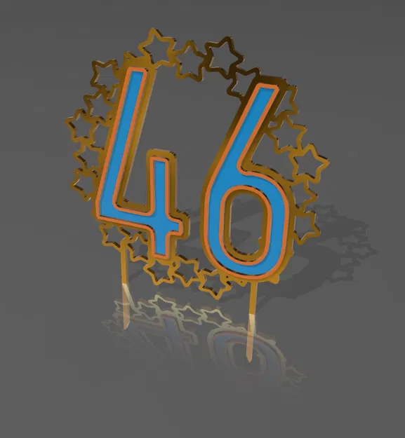 Chữ số trang trí bánh sinh nhật - Image 1