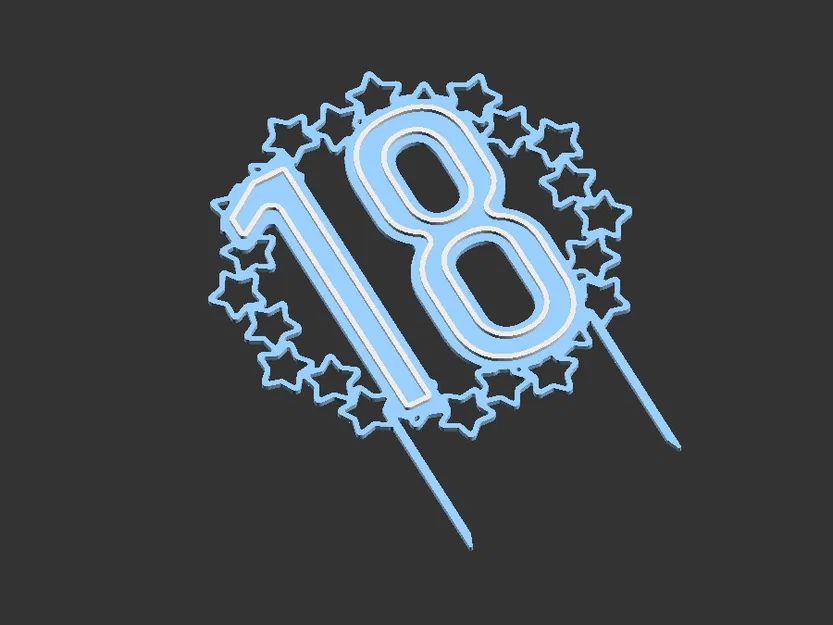 Chữ số trang trí bánh sinh nhật - Image 2