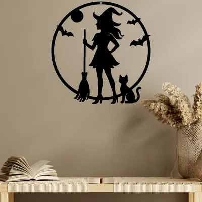 Tranh Treo Tường Phù Thủy Nhân Dịp Halloween