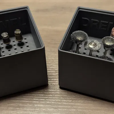 Hộc Gridfinity Xếp Chồng Đựng Dụng Cụ và Phụ Kiện Dremel