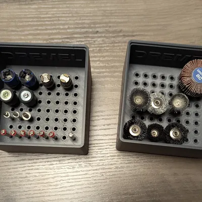 Hộc Gridfinity Xếp Chồng Đựng Dụng Cụ và Phụ Kiện Dremel