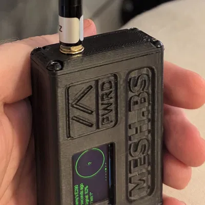 Hộp Node Di Động Meshtastic Heltec T114 và Pin 18650