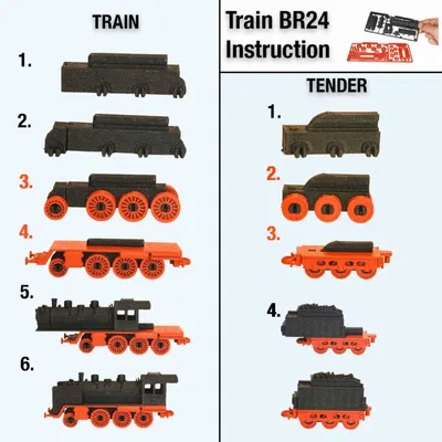 Bộ Mô Hình Tàu Hơi Nước BR24