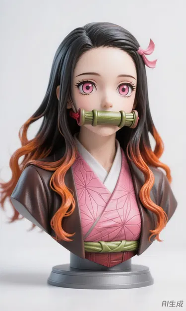 Mô hình 3D Nezuko từ Demon Slayer - Image 1