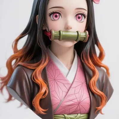 Mô hình 3D Nezuko từ Demon Slayer