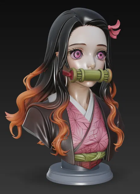 Mô hình 3D Nezuko từ Demon Slayer - Image 2