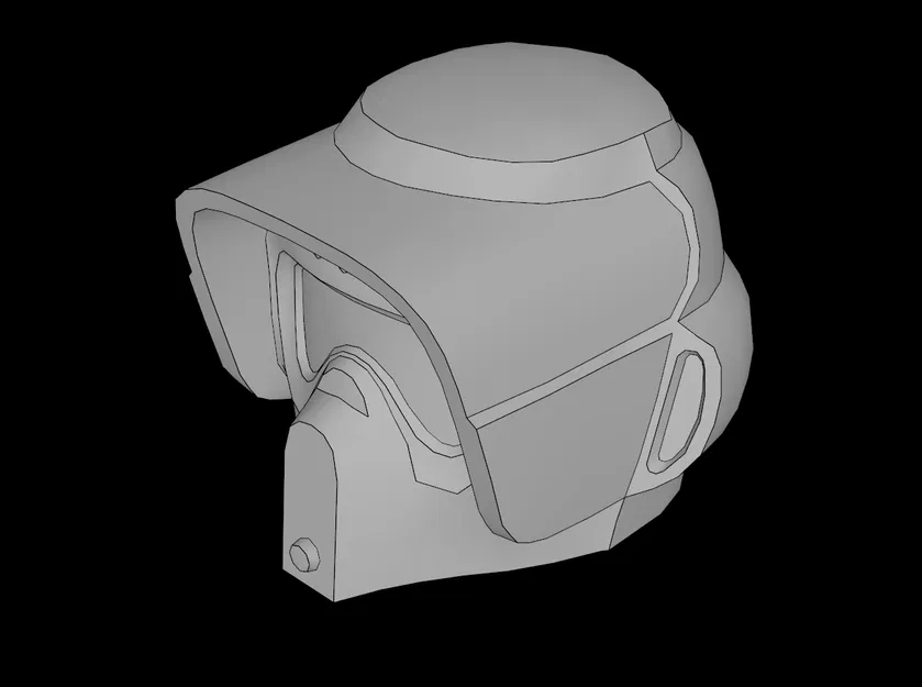 Nón Lego Tương Thích (48156.dat) Minifig SW Scout Trooper - Image 1