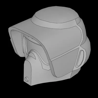 Nón Lego Tương Thích (48156.dat) Minifig SW Scout Trooper