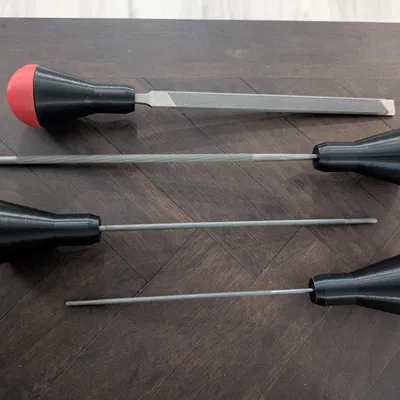 Tay Cầm Dũa Tròn Cho Dũa Cưa Xích Và Dũa Kim