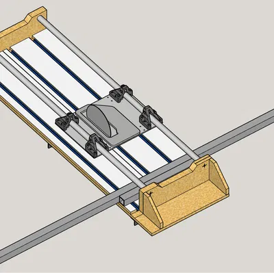 Cập nhật mới: Hỗ trợ ống EMT 1" cho Z mount (v7a) của Cưa Bàn Tự Chế