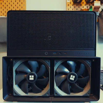 Bộ chuyển đổi quạt trước Jonsbo N5 - Chia đôi