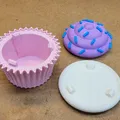 Hộp Đựng Hai Ngăn Hình Bánh Cupcake - Thumbnail 2