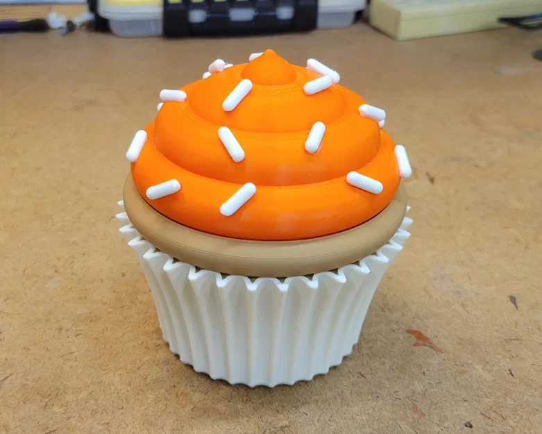Hộp Đựng Hai Ngăn Hình Bánh Cupcake - Image 6