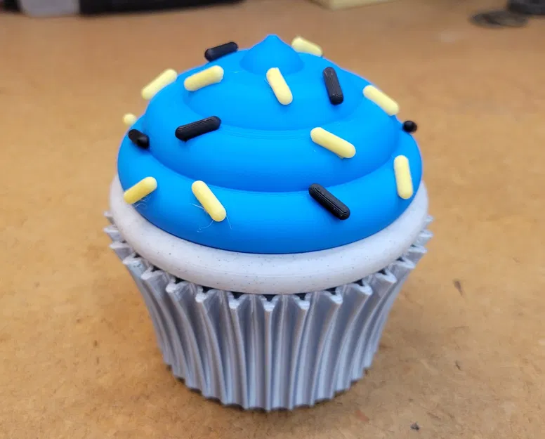 Hộp Đựng Hai Ngăn Hình Bánh Cupcake - Image 7