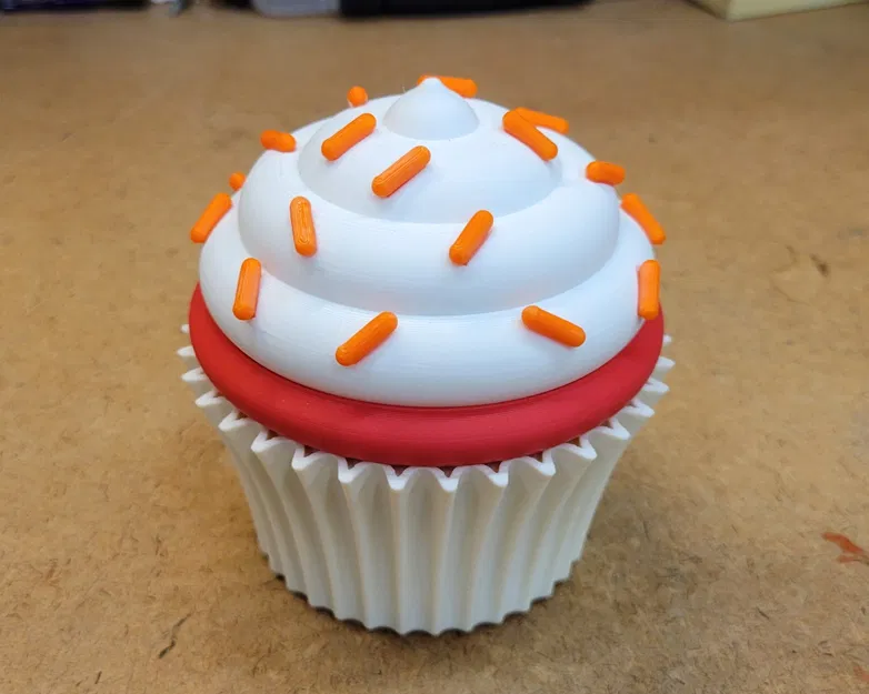 Hộp Đựng Hai Ngăn Hình Bánh Cupcake - Image 8