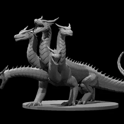 Rồng Hydra - Mẫu in 3D