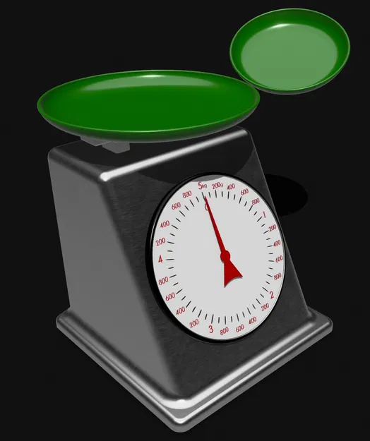 Mô hình cân nhà bếp cơ và điện tử - Image 1